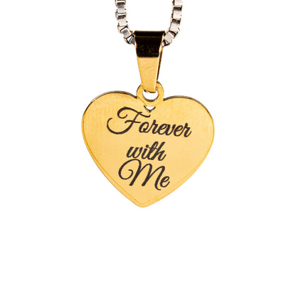 Gold-Tone Heart Pendant