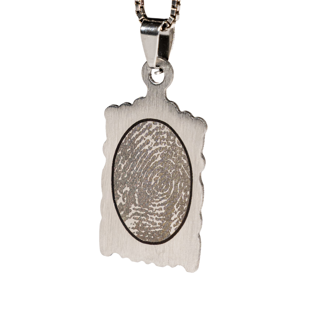 Irregular-Edge Rectangle Pendant