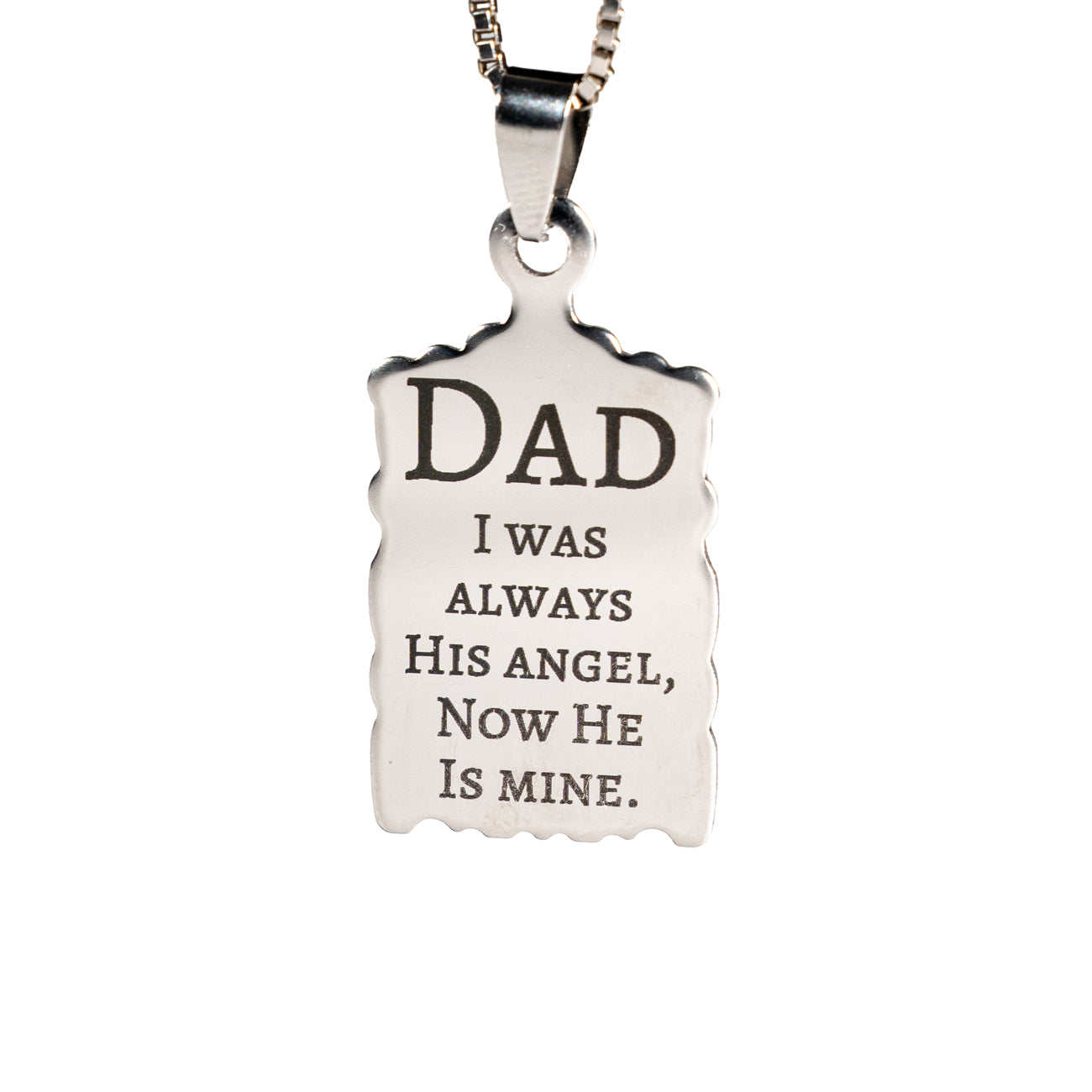 Irregular-Edge Rectangle Pendant