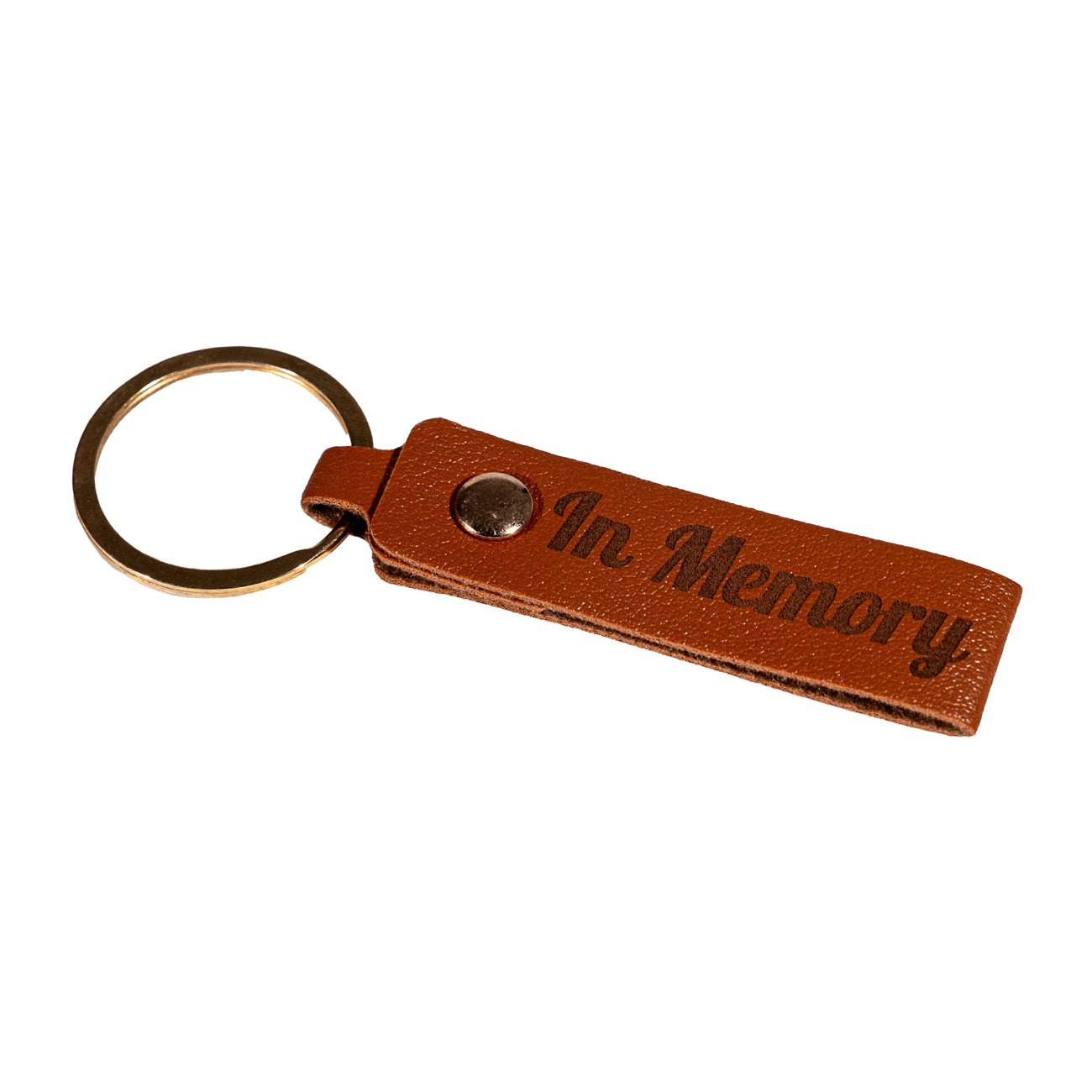 Faux Leather Keychain