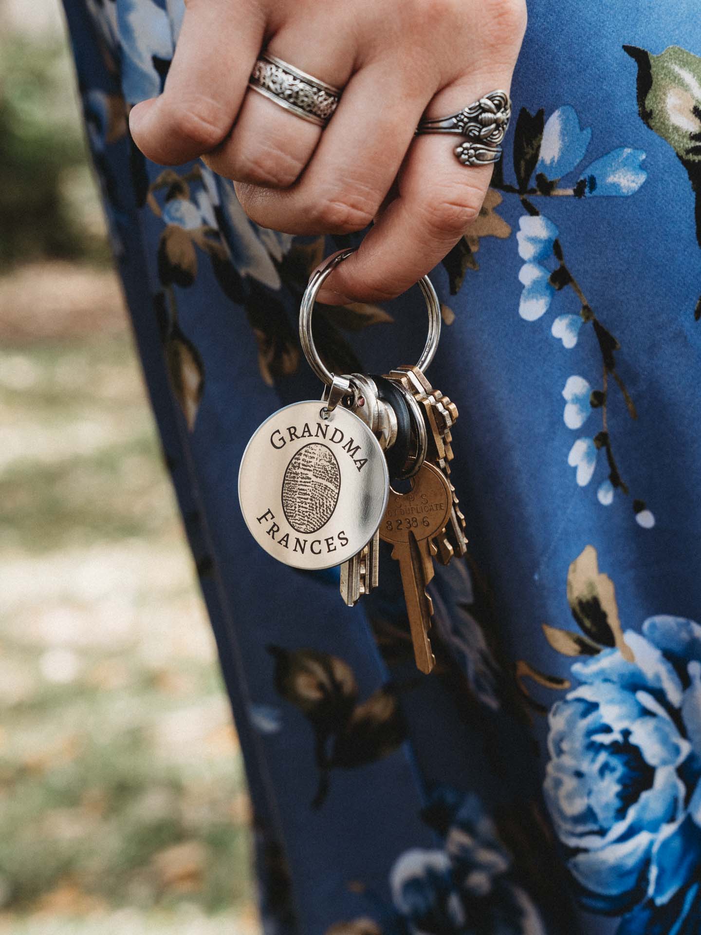 Large Circle Stainless Steel Pendant