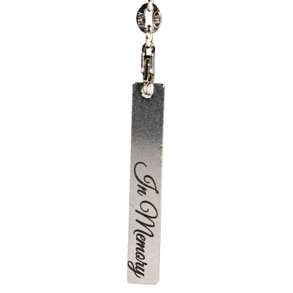 Thin Stainless Steel Bar Pendant